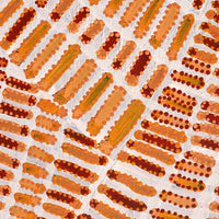 Aboriginal Artwork by Helen Nungarrayi Reed, Lupul Jukurrpa, 152x107cm