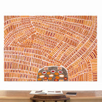 Aboriginal Artwork by Helen Nungarrayi Reed, Lupul Jukurrpa, 152x107cm