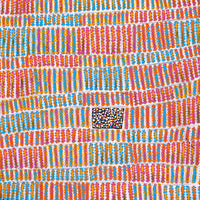 Aboriginal Artwork by Helen Nungarrayi Reed, Lupul Jukurrpa, 76x46cm