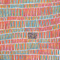 Aboriginal Art by Helen Nungarrayi Reed, Lupul Jukurrpa, 76x46cm - ART ARK®