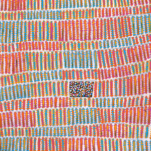 Aboriginal Art by Helen Nungarrayi Reed, Lupul Jukurrpa, 76x46cm - ART ARK®