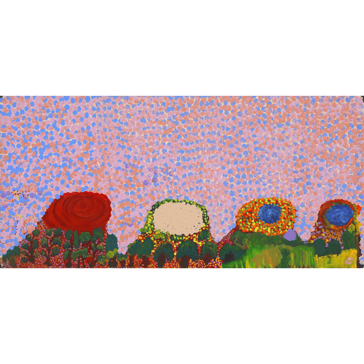 Aboriginal Artwork by Helen Dale Samson, Kumpupirntily (Lake Disappointment), 76x36cm