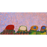 Aboriginal Artwork by Helen Dale Samson, Kumpupirntily (Lake Disappointment), 76x36cm