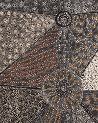 Hilda Nakamarra Rogers, Lukarrara Jukurrpa, 107x91cm