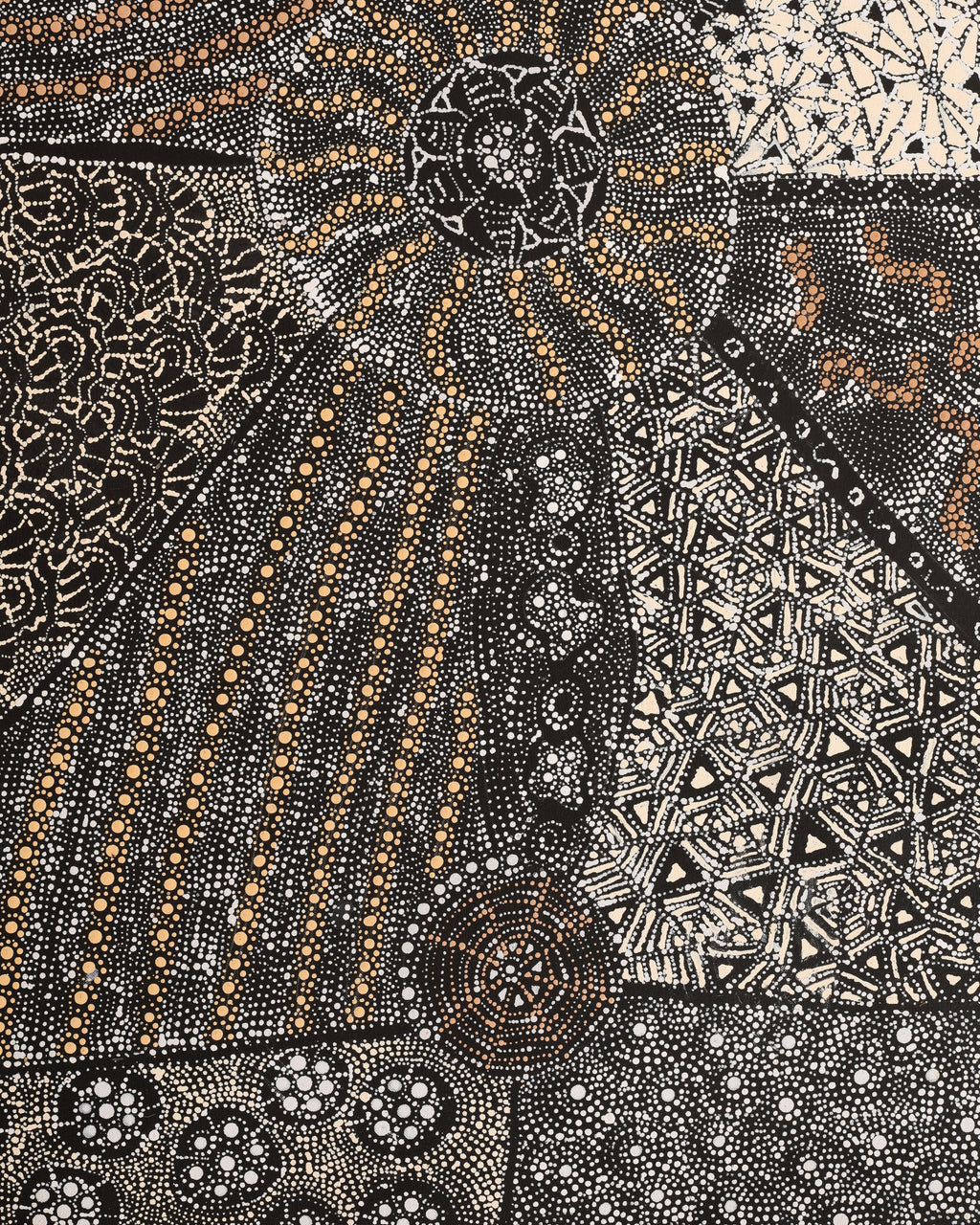 Hilda Nakamarra Rogers, Lukarrara Jukurrpa, 107x91cm