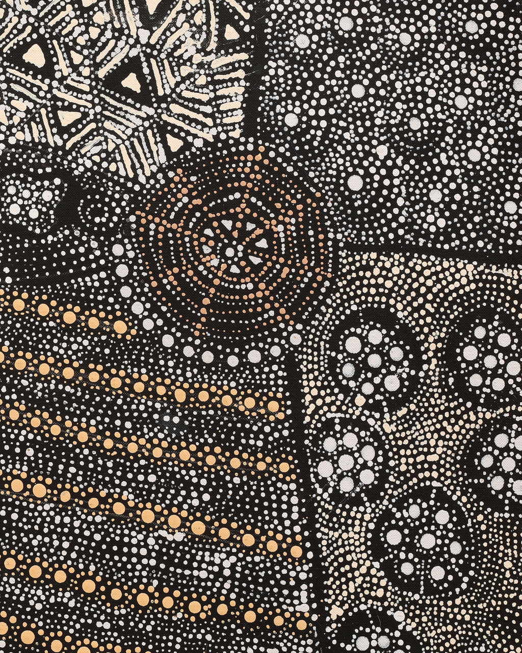 Hilda Nakamarra Rogers, Lukarrara Jukurrpa, 107x91cm