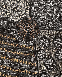 Hilda Nakamarra Rogers, Lukarrara Jukurrpa, 107x91cm
