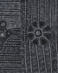 Aboriginal Artwork by Hilda Nakamarra Rogers, Lukarrara Jukurrpa, 122x61cm