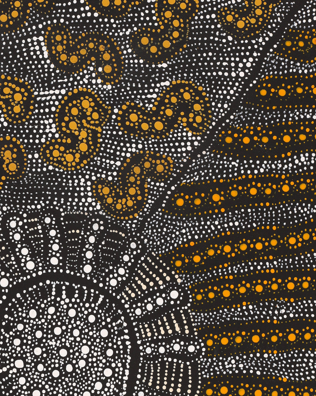Aboriginal Artwork by Hilda Nakamarra Rogers, Lukarrara Jukurrpa, 61x46cm
