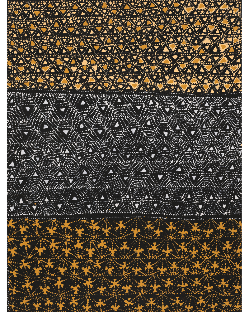 Aboriginal Artwork by Hilda Nakamarra Rogers, Lukarrara Jukurrpa, 61x46cm