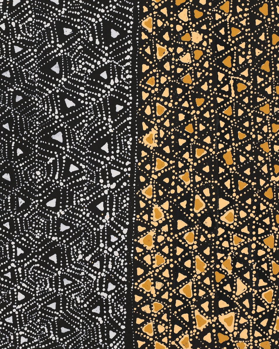 Aboriginal Artwork by Hilda Nakamarra Rogers, Lukarrara Jukurrpa, 61x46cm