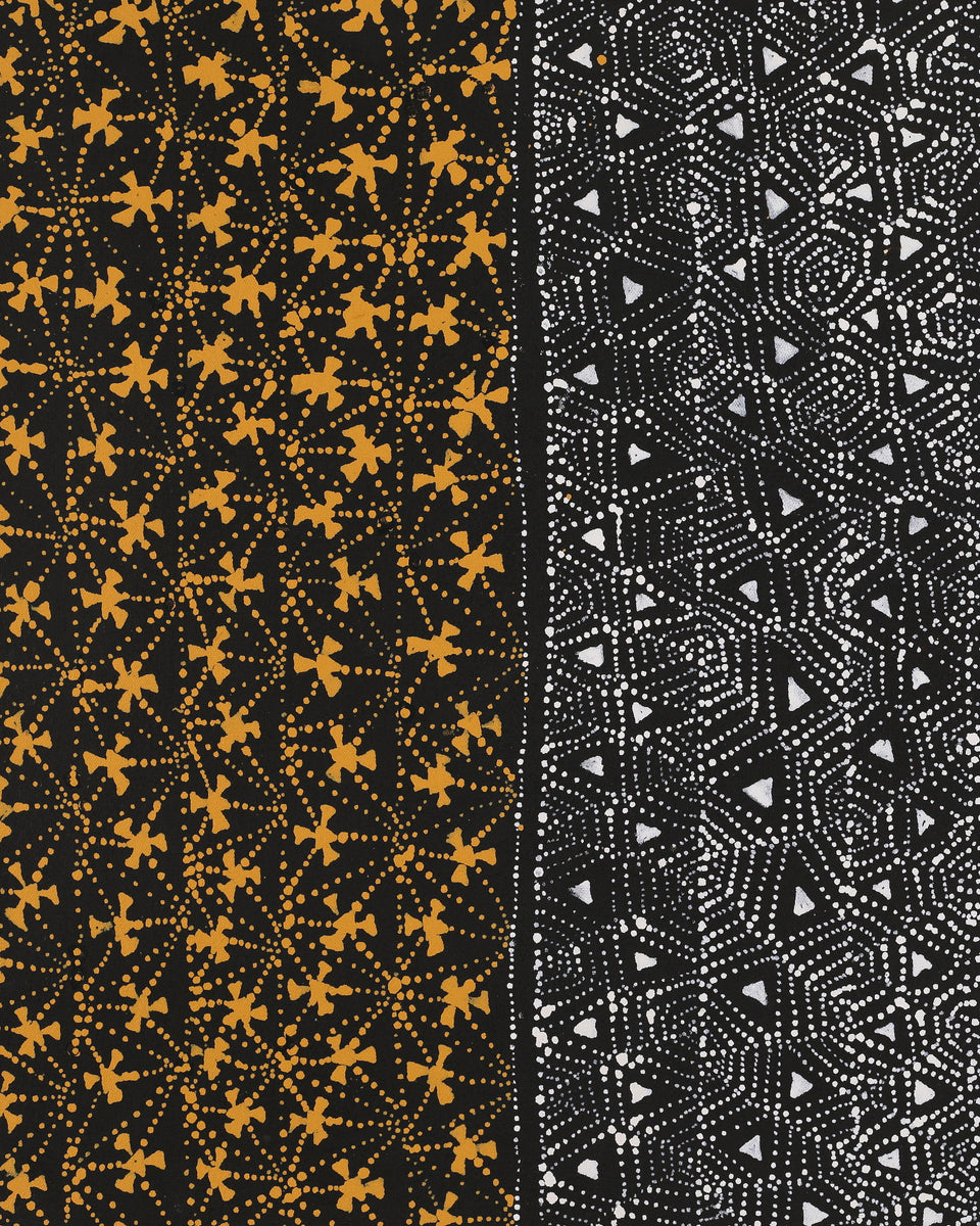 Aboriginal Artwork by Hilda Nakamarra Rogers, Lukarrara Jukurrpa, 61x46cm