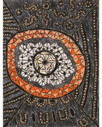Aboriginal Artwork by Hilda Nakamarra Rogers, Lukarrara Jukurrpa, 61x46cm