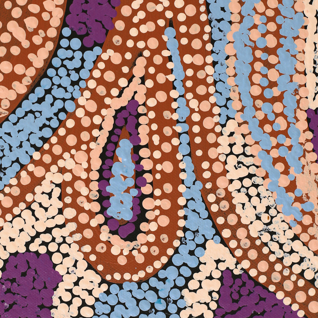 Aboriginal Artwork by Imuna Kenta, Mingkiri Tjukurpa, 80x60cm