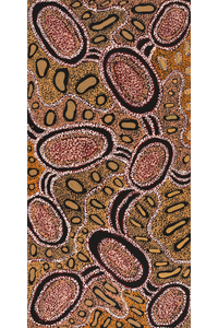 Aboriginal Artwork by Inawinytji Stanley, Minyma Kutjara Wingellina, 122x61cm