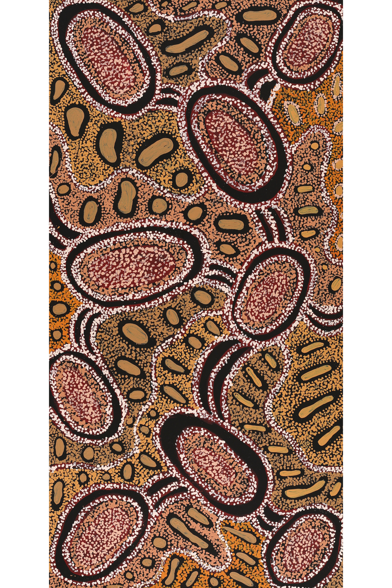 Aboriginal Art by Inawinytji Stanley, Minyma Kutjara Wingellina, 122x61cm - ART ARK®