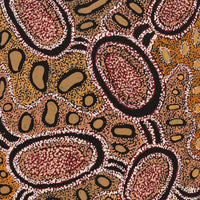 Aboriginal Artwork by Inawinytji Stanley, Minyma Kutjara Wingellina, 122x61cm