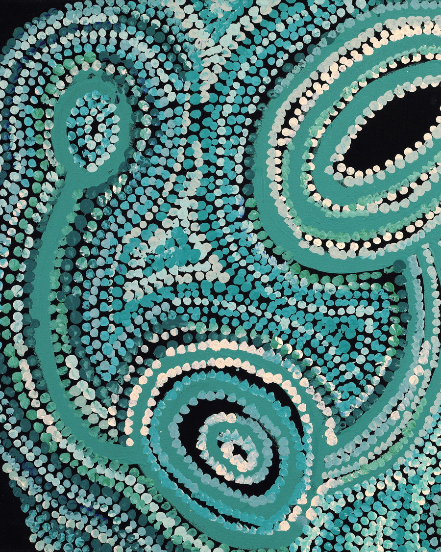 Aboriginal Artwork by Inawinytji Maralyn Stanley, Minyma Kutjara Wingellina, 122x61cm
