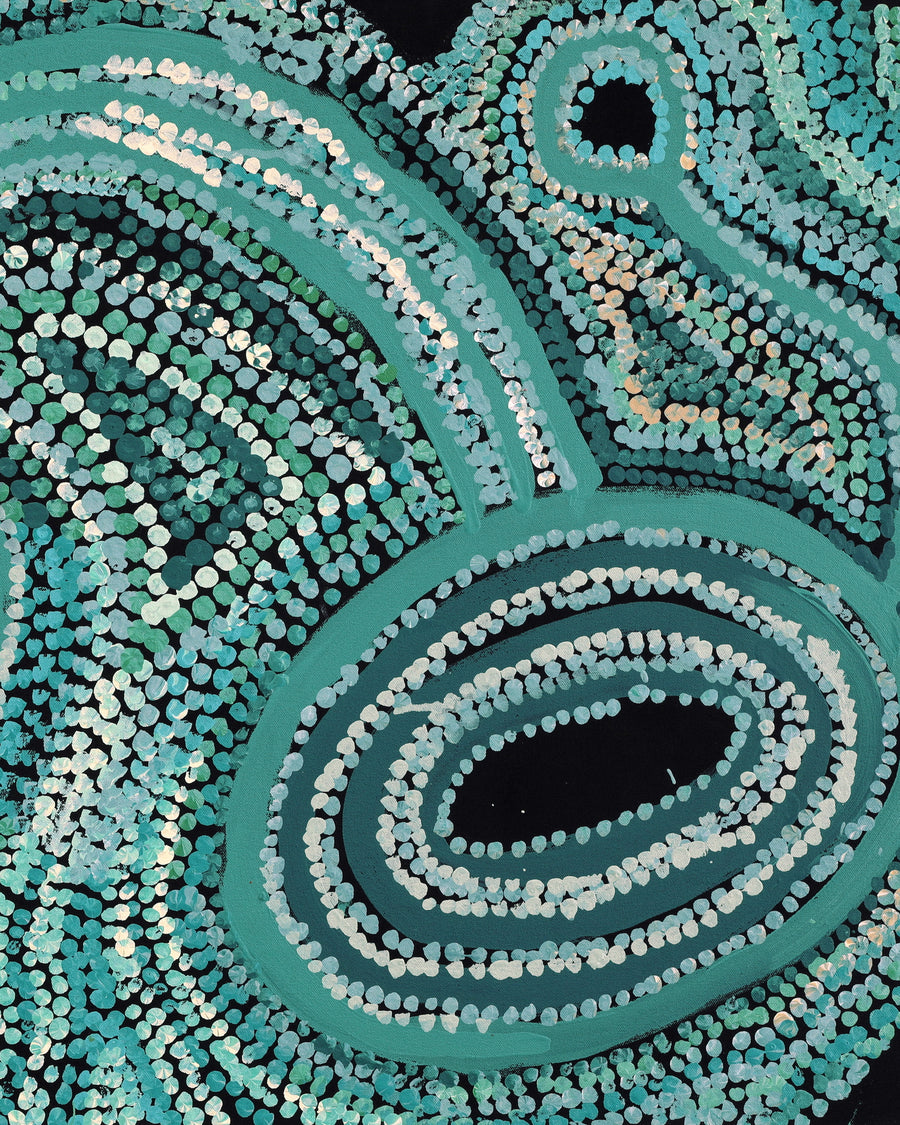 Aboriginal Artwork by Inawinytji Maralyn Stanley, Minyma Kutjara Wingellina, 122x61cm