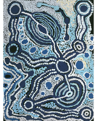 Aboriginal Artwork by Inawinytji Maralyn Stanley, Minyma Kutjara Wingellina, 122x91cm