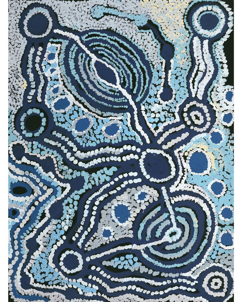 Aboriginal Artwork by Inawinytji Maralyn Stanley, Minyma Kutjara Wingellina, 122x91cm