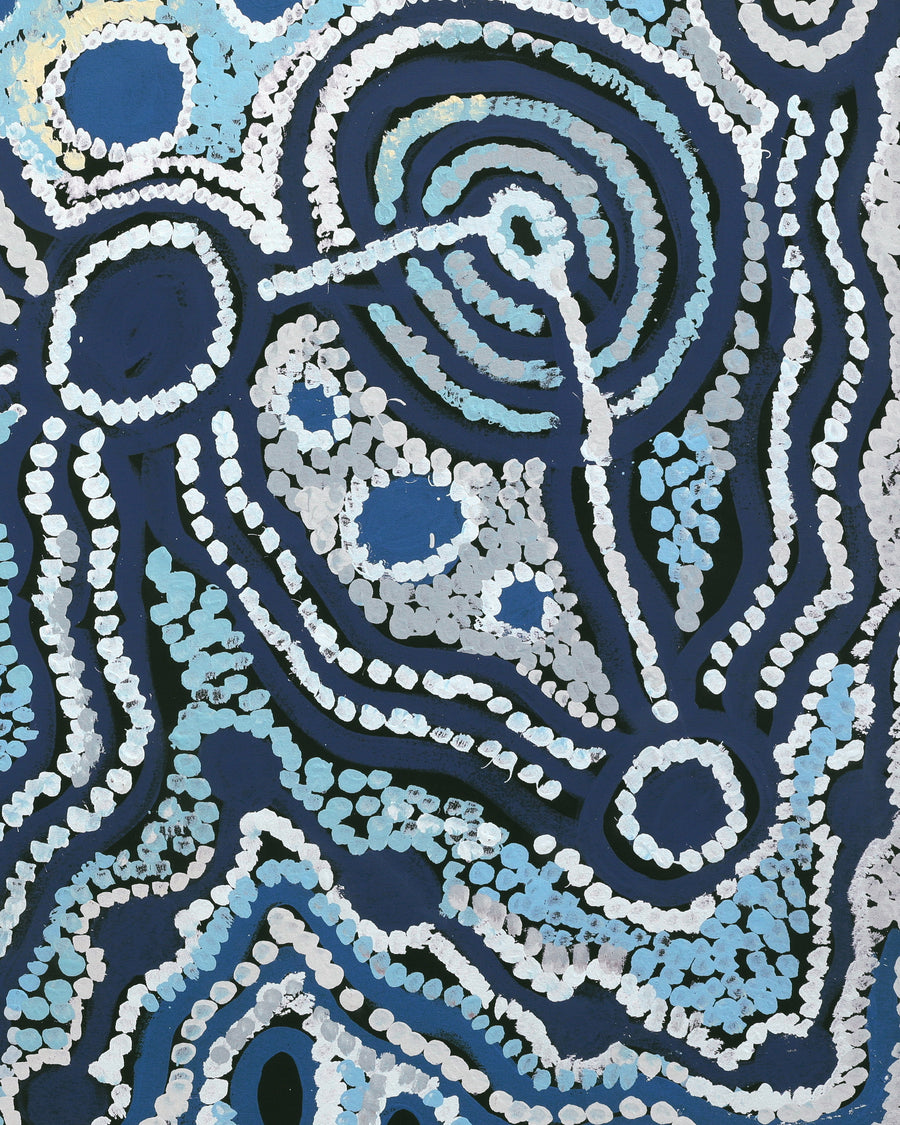Aboriginal Artwork by Inawinytji Maralyn Stanley, Minyma Kutjara Wingellina, 122x91cm