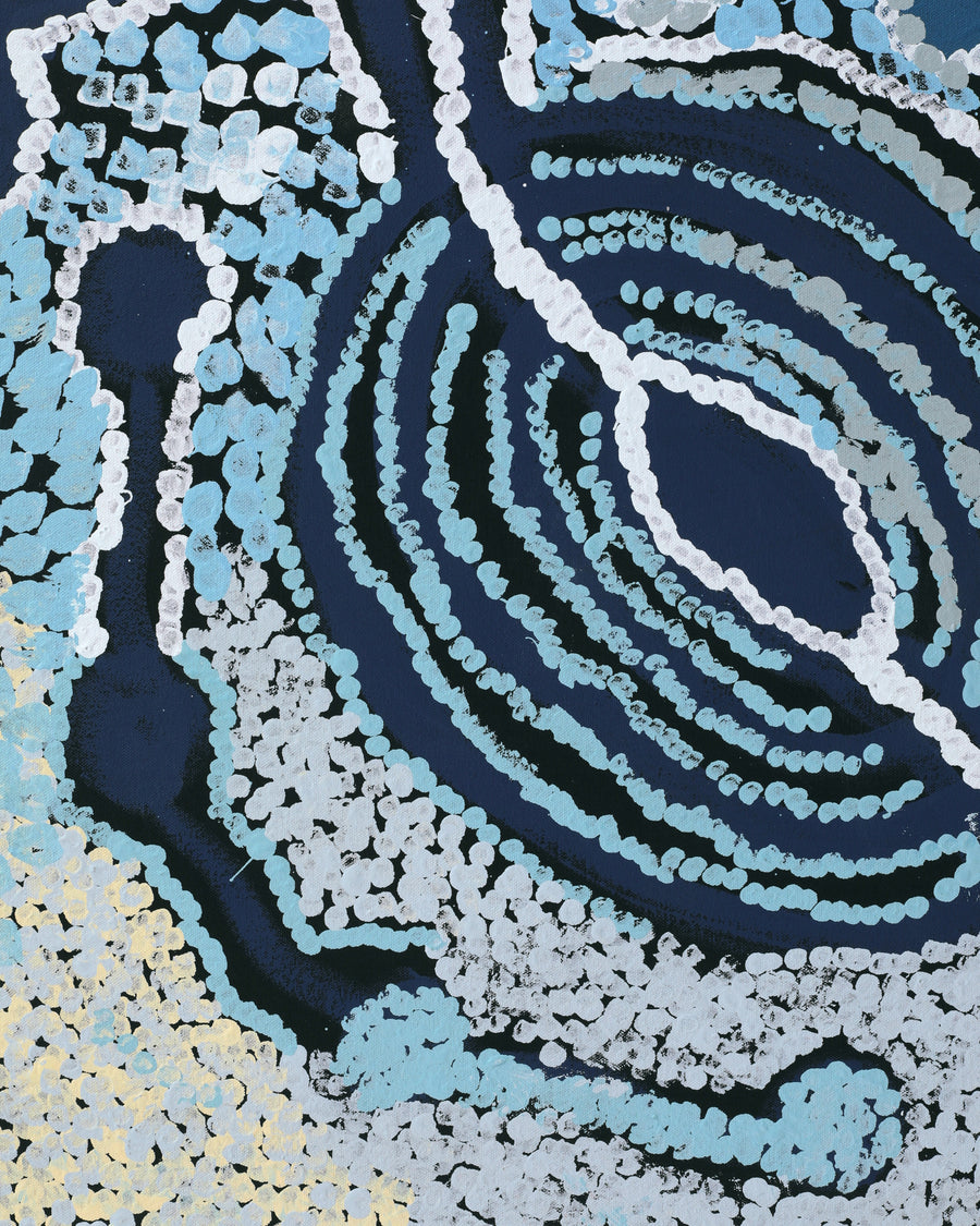 Aboriginal Artwork by Inawinytji Maralyn Stanley, Minyma Kutjara Wingellina, 122x91cm