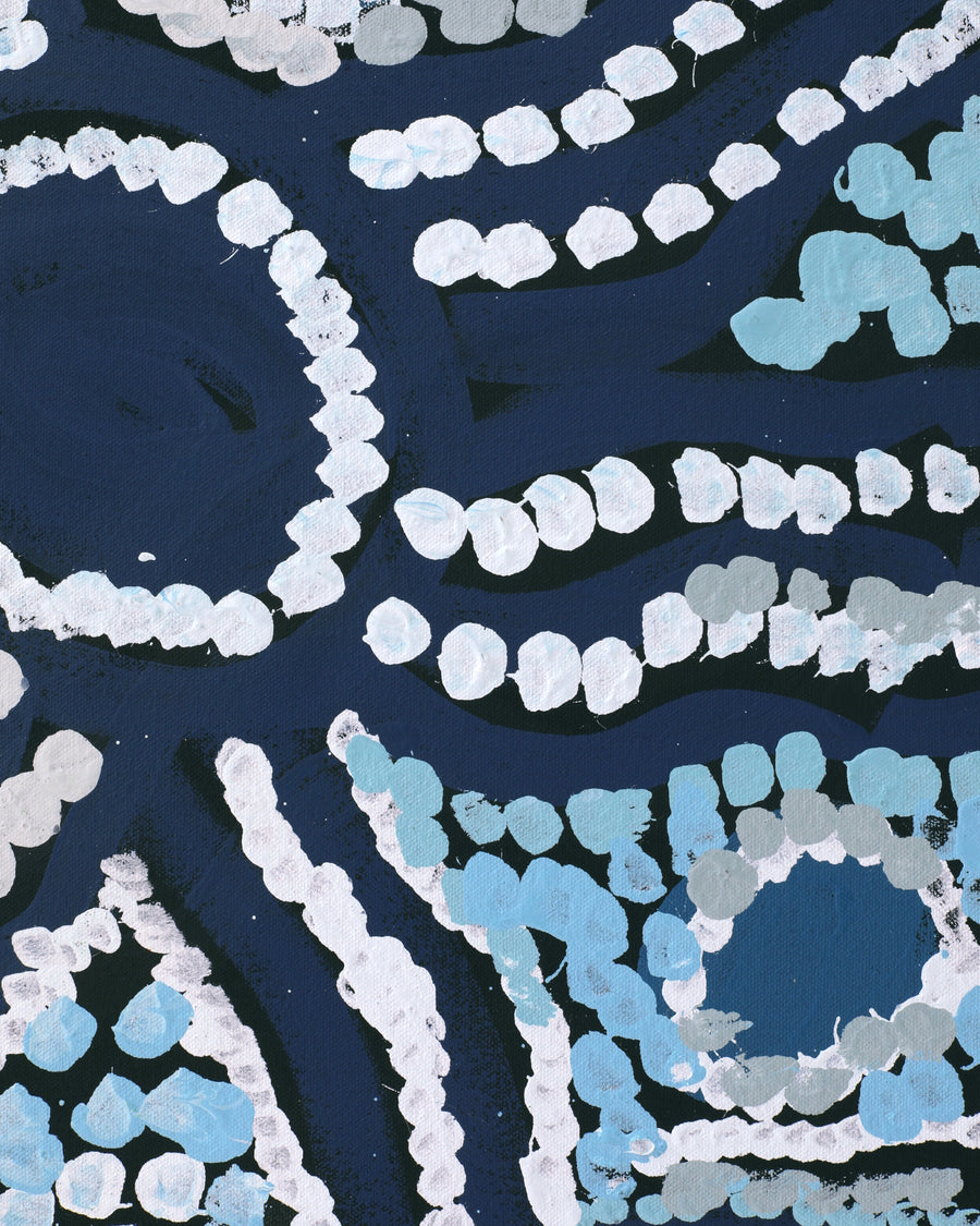 Aboriginal Artwork by Inawinytji Maralyn Stanley, Minyma Kutjara Wingellina, 122x91cm