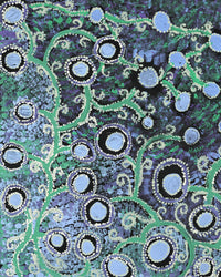 Aboriginal Artwork by Inawinytji Maralyn Stanley, Minyma Kutjara Wingellina, 102x76cm