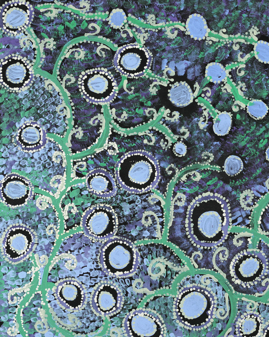 Aboriginal Artwork by Inawinytji Maralyn Stanley, Minyma Kutjara Wingellina, 102x76cm