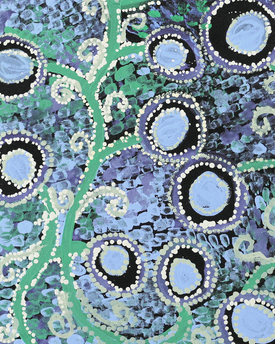 Aboriginal Artwork by Inawinytji Maralyn Stanley, Minyma Kutjara Wingellina, 102x76cm