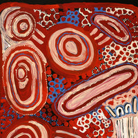 Aboriginal Artwork by Inawinytji Stanley, Minyma Kutjara Wingellina, 101x76cm