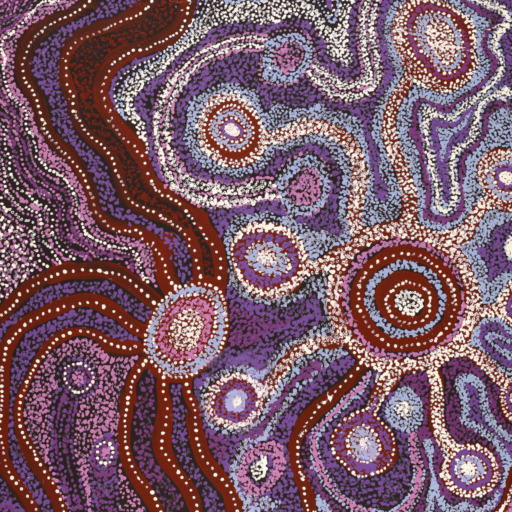 Aboriginal Artwork by Inawinytji Stanley, Minyma Kutjara Wingellina, 102x76cm