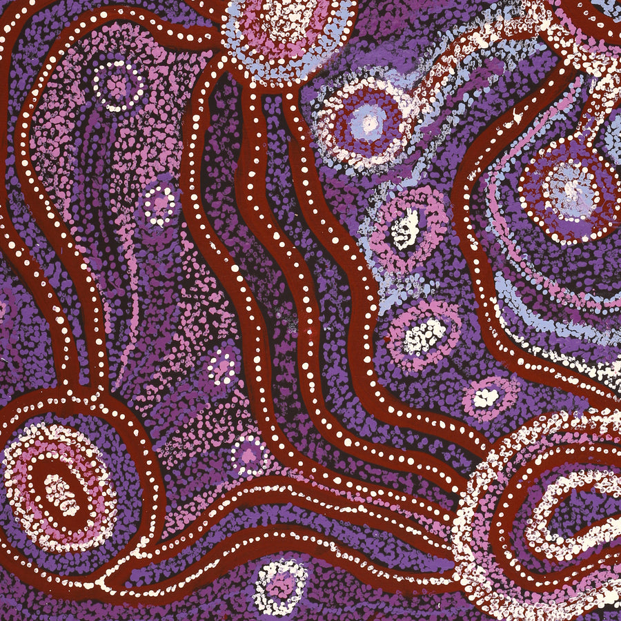 Aboriginal Artwork by Inawinytji Stanley, Minyma Kutjara Wingellina, 102x76cm