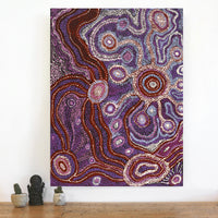 Aboriginal Artwork by Inawinytji Stanley, Minyma Kutjara Wingellina, 102x76cm