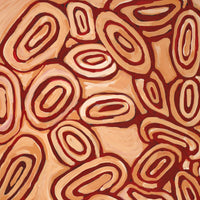 Aboriginal Artwork by Maralyn Stanley Inawinytji, Minyma Kutjara Wingellina, 102x76cm