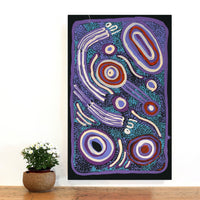 Aboriginal Artwork by Inawinytji Stanley, Minyma Kutjara Wingellina, 81x51cm