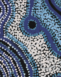 Aboriginal Artwork by Inawinytji Maralyn Stanley, Minyma Kutjara Wingellina, 91x76cm