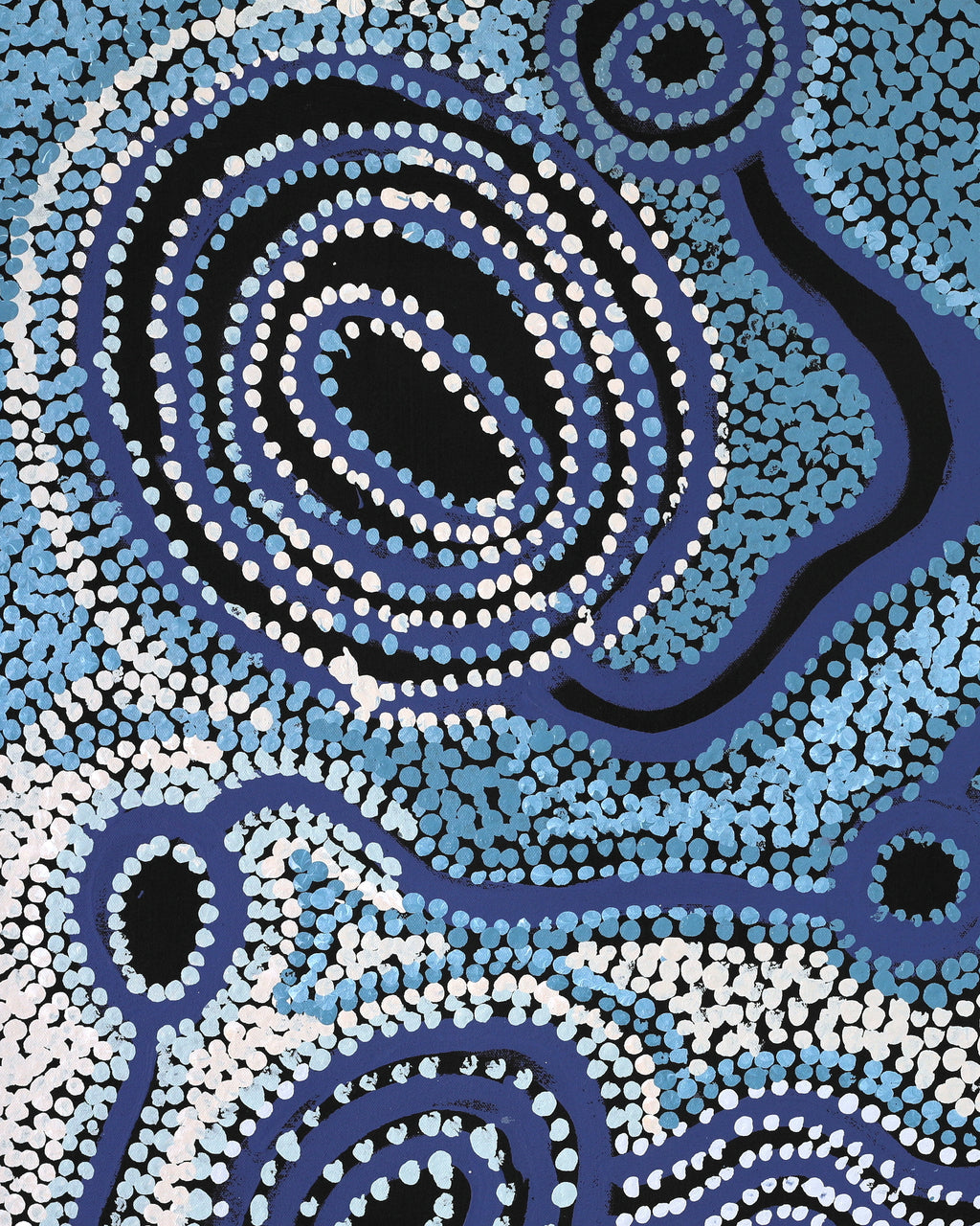 Aboriginal Artwork by Inawinytji Maralyn Stanley, Minyma Kutjara Wingellina, 91x76cm