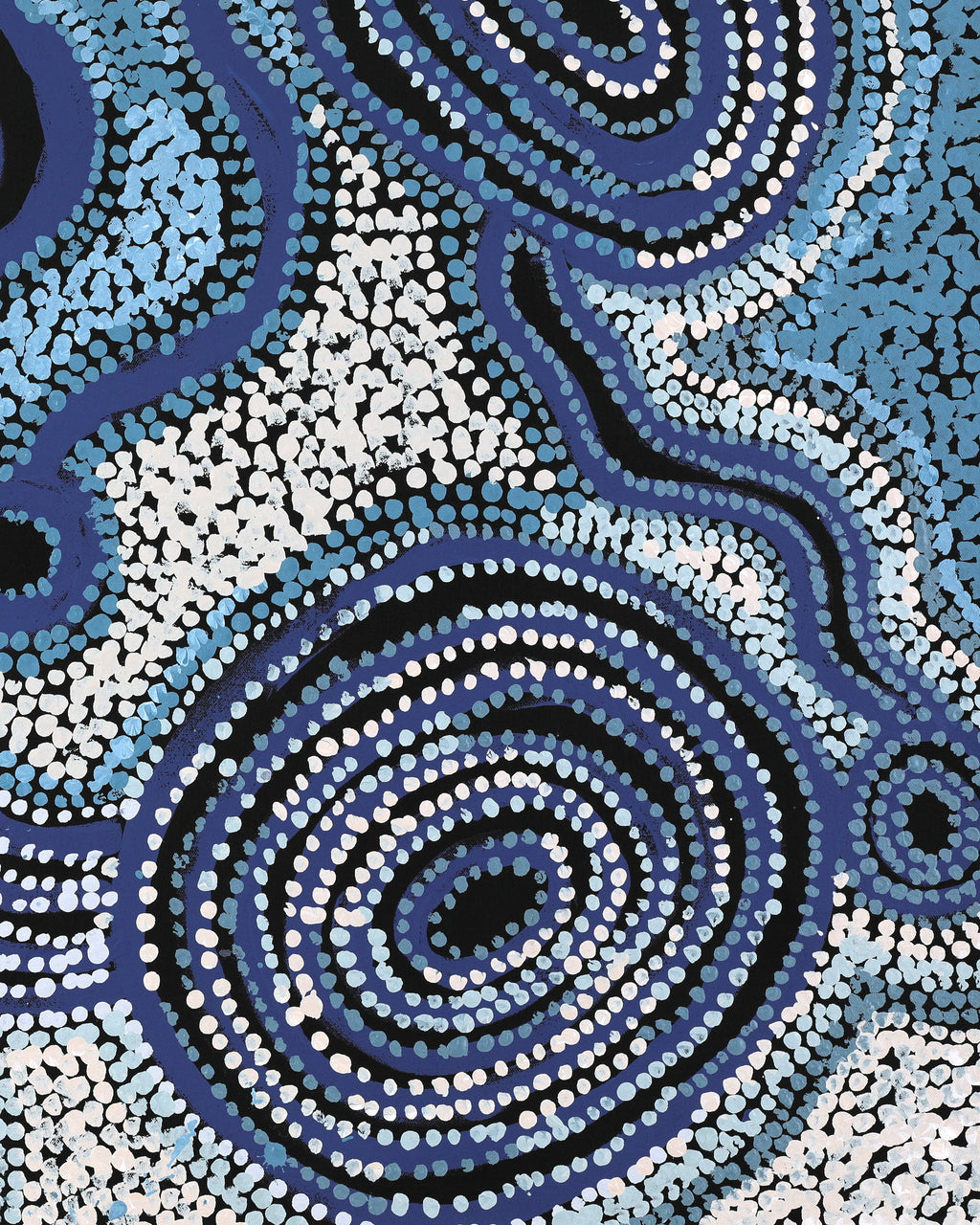 Aboriginal Artwork by Inawinytji Maralyn Stanley, Minyma Kutjara Wingellina, 91x76cm