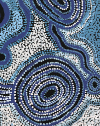 Aboriginal Artwork by Inawinytji Maralyn Stanley, Minyma Kutjara Wingellina, 91x76cm
