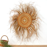 Aboriginal Artwork by Indra Bonson, Woven Mat, 110cm