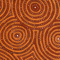Aboriginal Artwork by Ingrid Napangardi Williams, Ngalyipi Jukurrpa (Snake Vine Dreaming) - Purturlu, 50x40cm