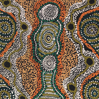 Aboriginal Artwork by Initji Windlass, Minyma Marlilu, 61x30cm