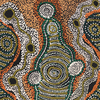 Aboriginal Artwork by Initji Windlass, Minyma Marlilu, 61x30cm