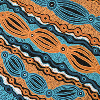 Aboriginal Artwork by Initji Windlass, Ngayuku Ngura, 90x90cm