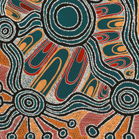 Aboriginal Artwork by Initji Windlass, Ngayuku Ngura, 101x70cm
