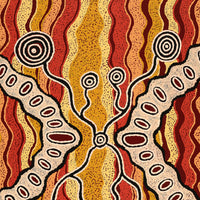 Aboriginal Artwork by Initji Windlass, Ngayuku Ngura, 102x77cm