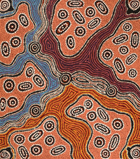 Aboriginal Artwork by Initji Windlass, Ngayuku Ngura, 86x76cm