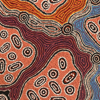 Aboriginal Art by Initji Windlass, Ngayuku Ngura, 86x76cm - ART ARK®